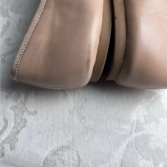 Coach Womens Shoes Size 9 Tan Leather Ballet Flats - Picture 12 of 14